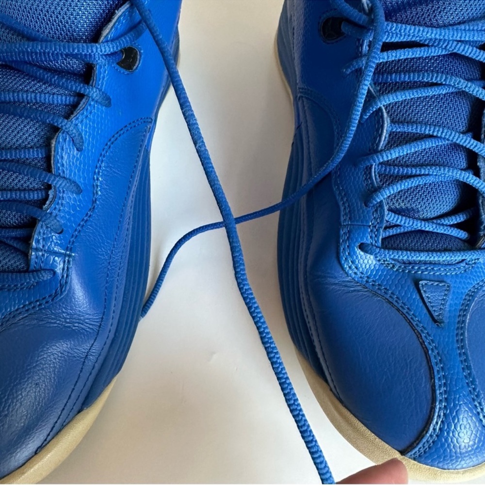 Jordan Jumpman Team 1 Sport Blue/White-Black Lace Up Sneakers - Picture 13 of 15